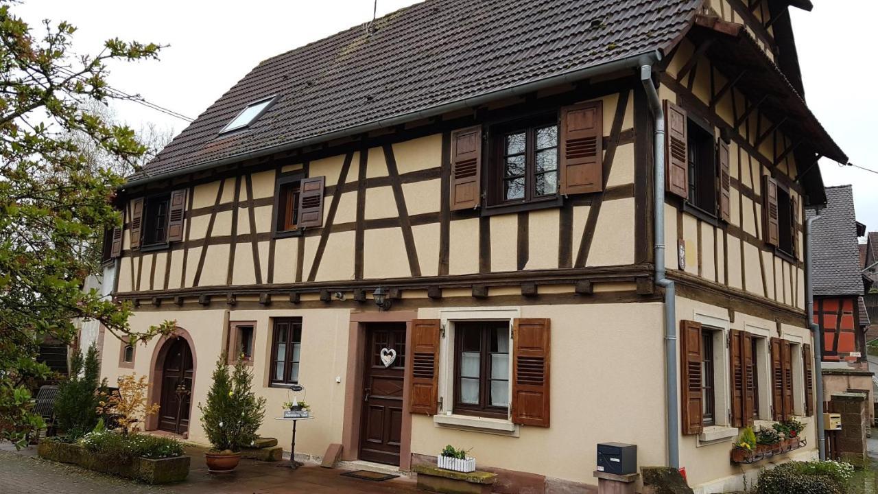 Gite Au Petit Ruisseau-Etage Et Combles-Maison Alsacienne 4 Personnes 4 Nuitees Minimum Langensoultzbach 외부 사진