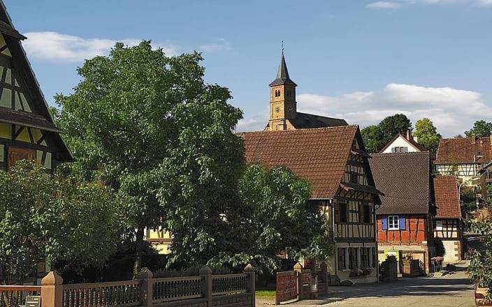 Gite Au Petit Ruisseau-Etage Et Combles-Maison Alsacienne 4 Personnes 4 Nuitees Minimum Langensoultzbach 외부 사진
