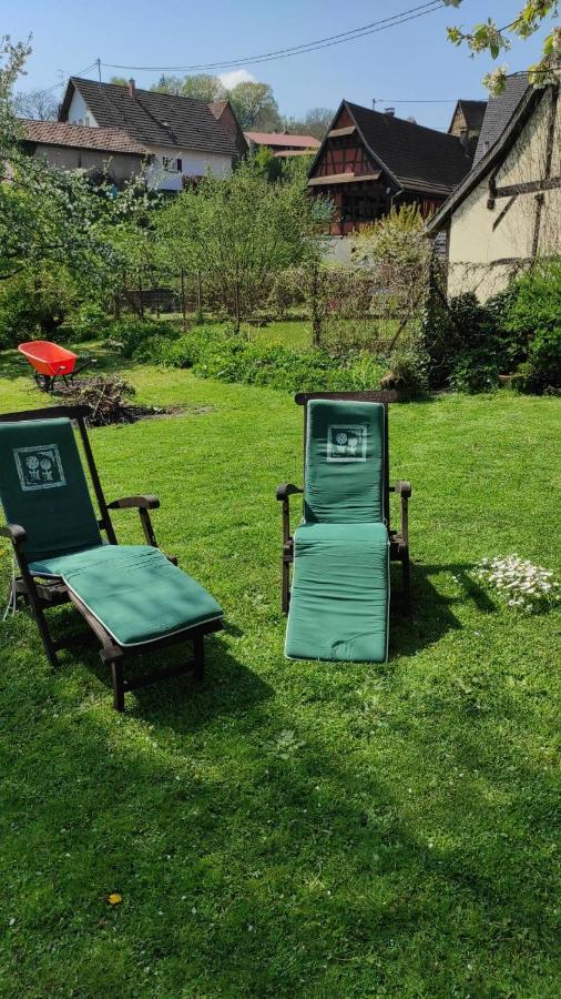 Gite Au Petit Ruisseau-Etage Et Combles-Maison Alsacienne 4 Personnes 4 Nuitees Minimum Langensoultzbach 외부 사진